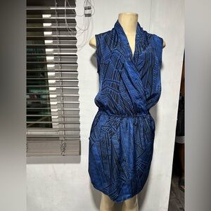 Forever 21 Blue and Black Mini Dress